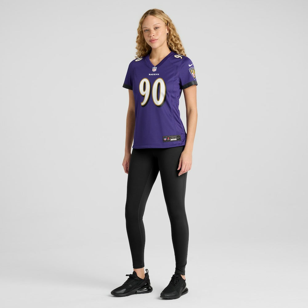 David Ojabo Baltimore Ravens Women's Game Player Jersey - Purple cheap