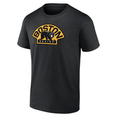 Boston Bruins Shoulder Patch Logo T-Shirt - Black T-shirts