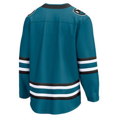 San Jose Sharks Fanatics Home Breakaway Jersey - Teal Jerseys