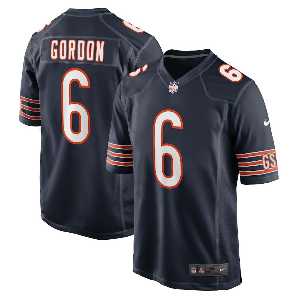 Kyler Gordon Chicago Bears Game Player Jersey - Navy sale