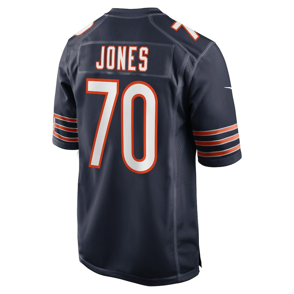 Braxton Jones Chicago Bears Game Player Jersey - Navy cheap