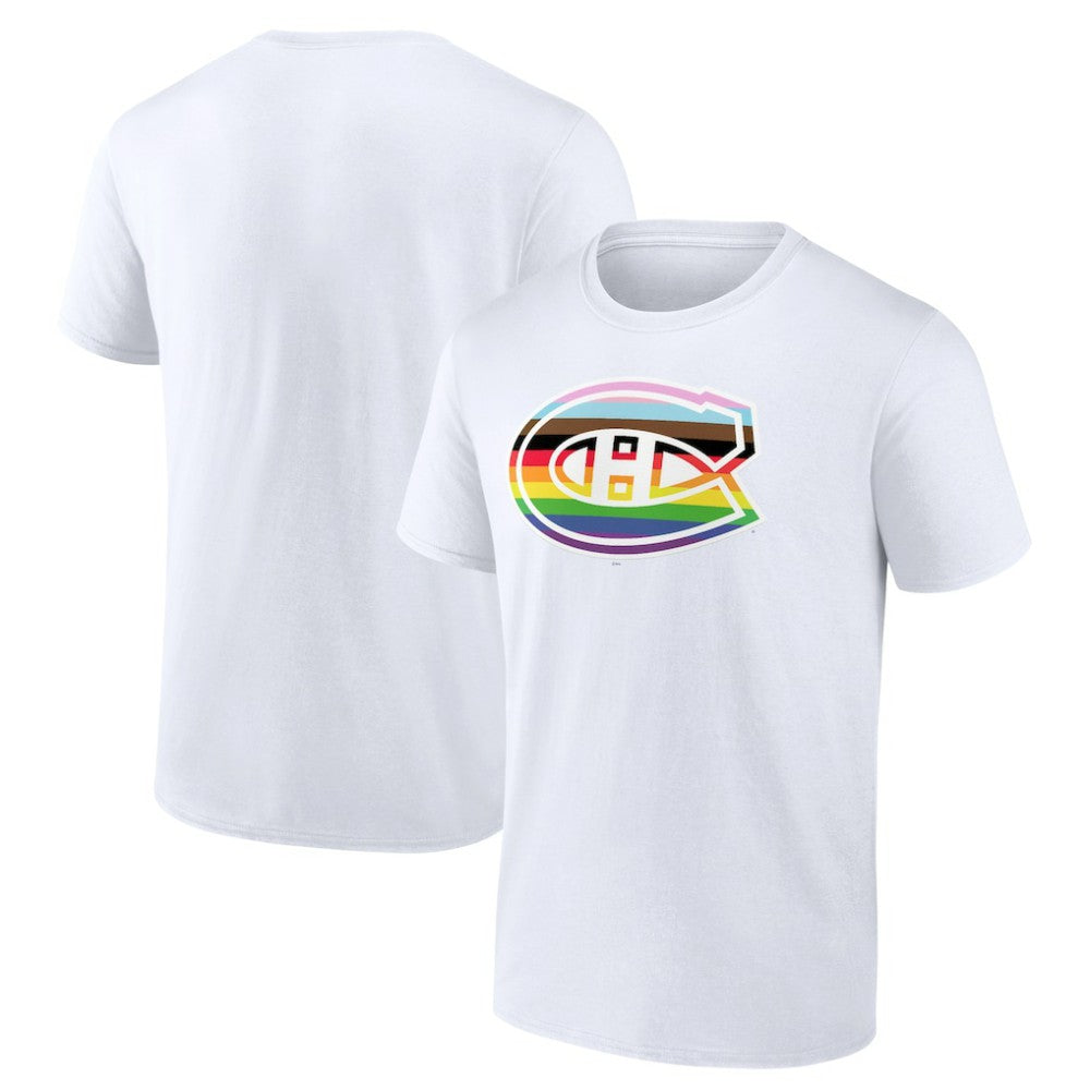Montreal Canadiens Team Pride Logo T-Shirt - White T-shirts