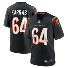 Ted Karras Cincinnati Bengals Game Player Jersey - Black for sale