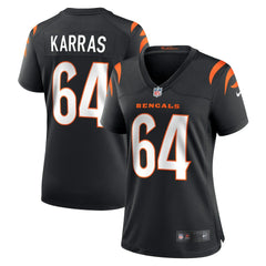 Ted Karras Cincinnati Bengals Women's Game Player Jersey - Black for sale