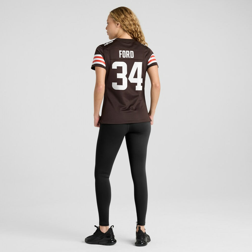 Jerome Ford Cleveland Browns Women's Game Player Jersey - Brown discount