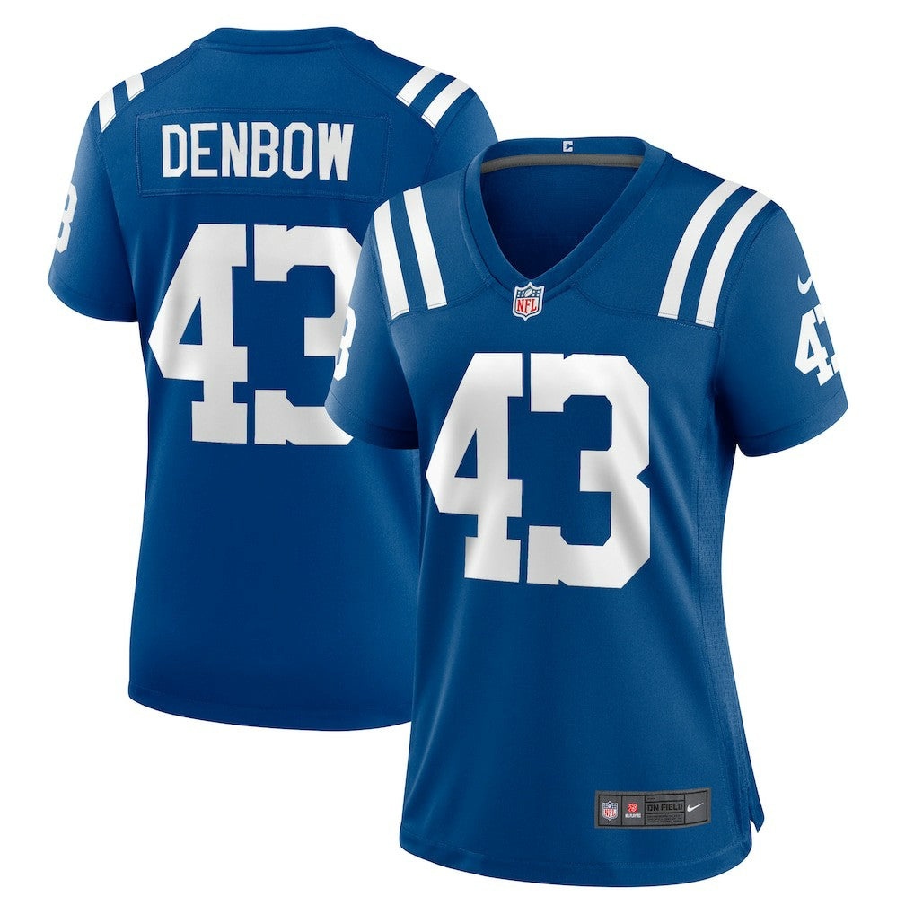 Trevor Denbow Indianapolis Colts Women's Game Player Jersey - Royal sale