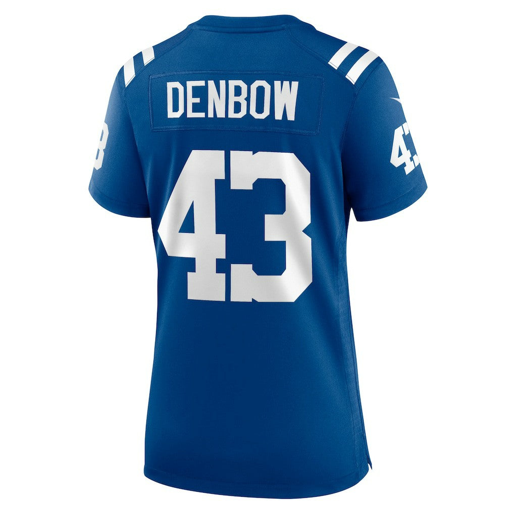 Trevor Denbow Indianapolis Colts Women's Game Player Jersey - Royal sale