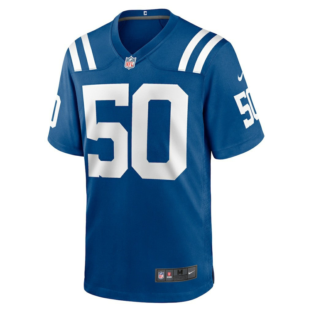 Segun Olubi Indianapolis Colts Game Player Jersey - Royal discount