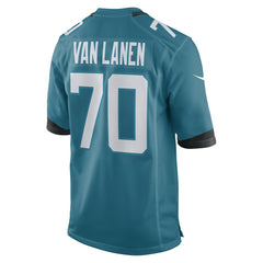 Cole Van Lanen Jacksonville Jaguars Game Player Jersey - Teal sale