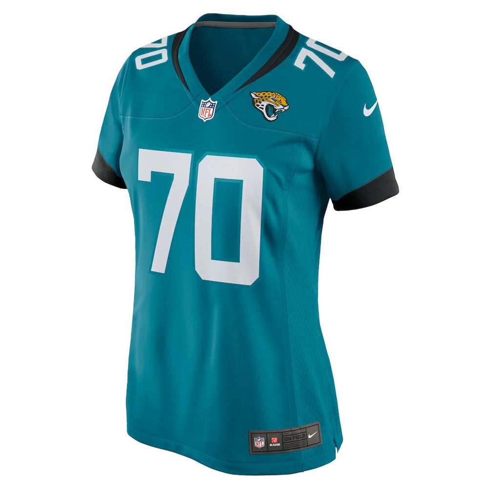 Cole Van Lanen Jacksonville Jaguars Women's Game Player Jersey - Teal for sale