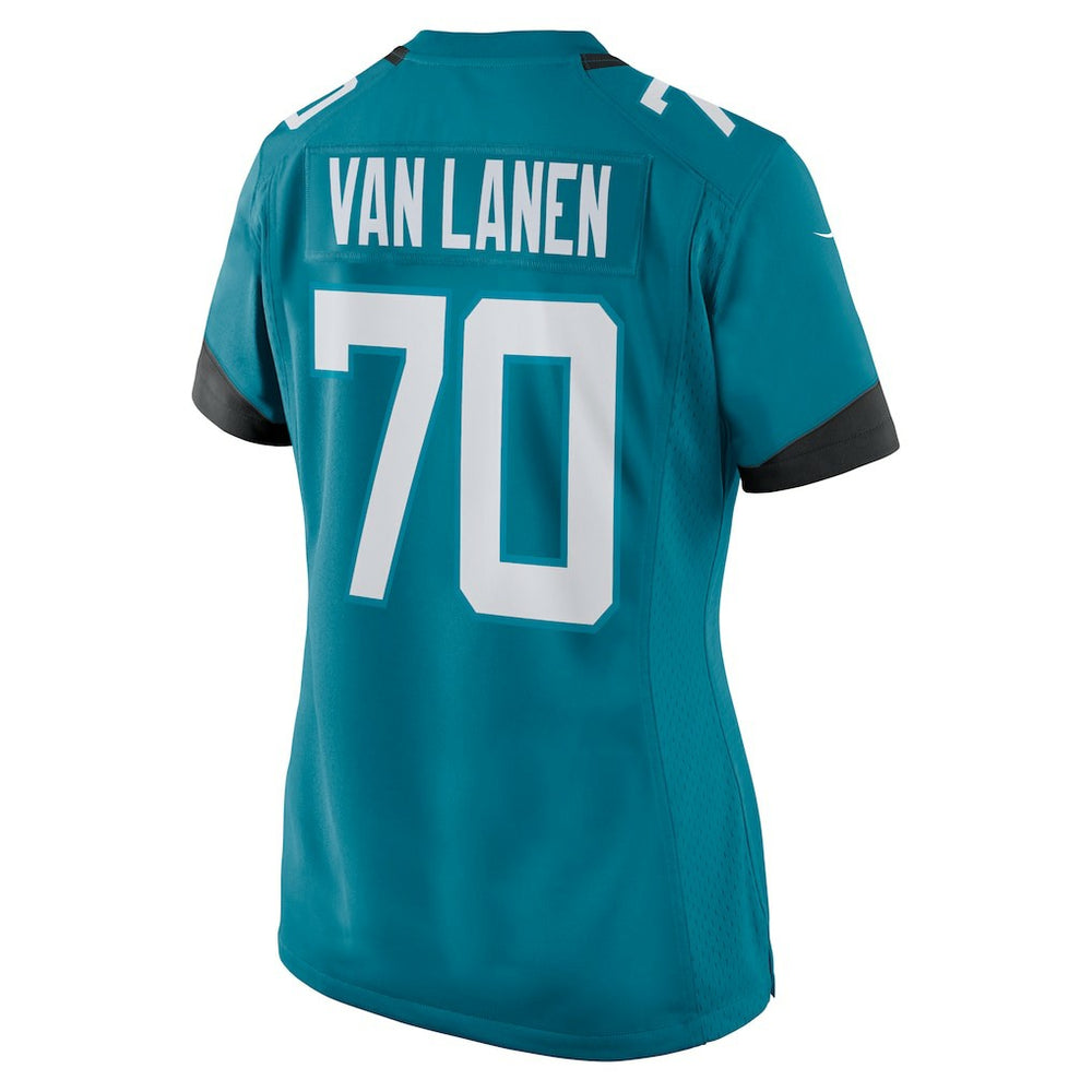 Cole Van Lanen Jacksonville Jaguars Women's Game Player Jersey - Teal for sale