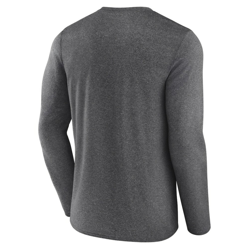 San Jose Sharks Fanatics Special Edition 2.0 Scoring Chance Long Sleeve T-Shirt - Heather Charcoal T-shirts