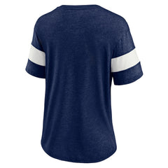 Seattle Kraken Fanatics Women's Special Edition 2.0 Ring The Alarm V-Neck T-Shirt - Heather Navy T-shirts
