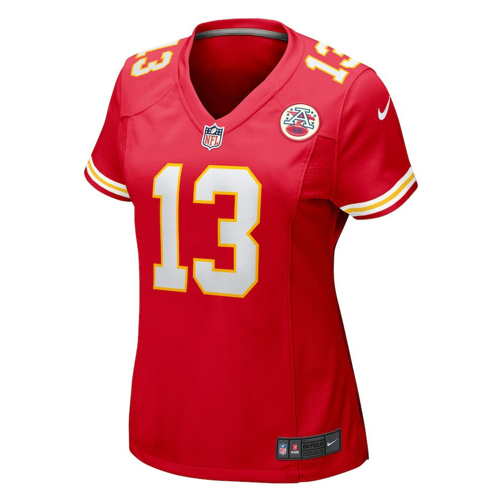 Nazeeh Johnson Kansas City Chiefs Women's Game Player Jersey - Red cheap