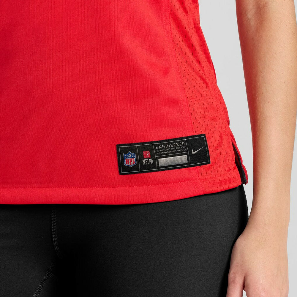 Deon Bush Kansas City Chiefs Women's Game Player Jersey - Red discount
