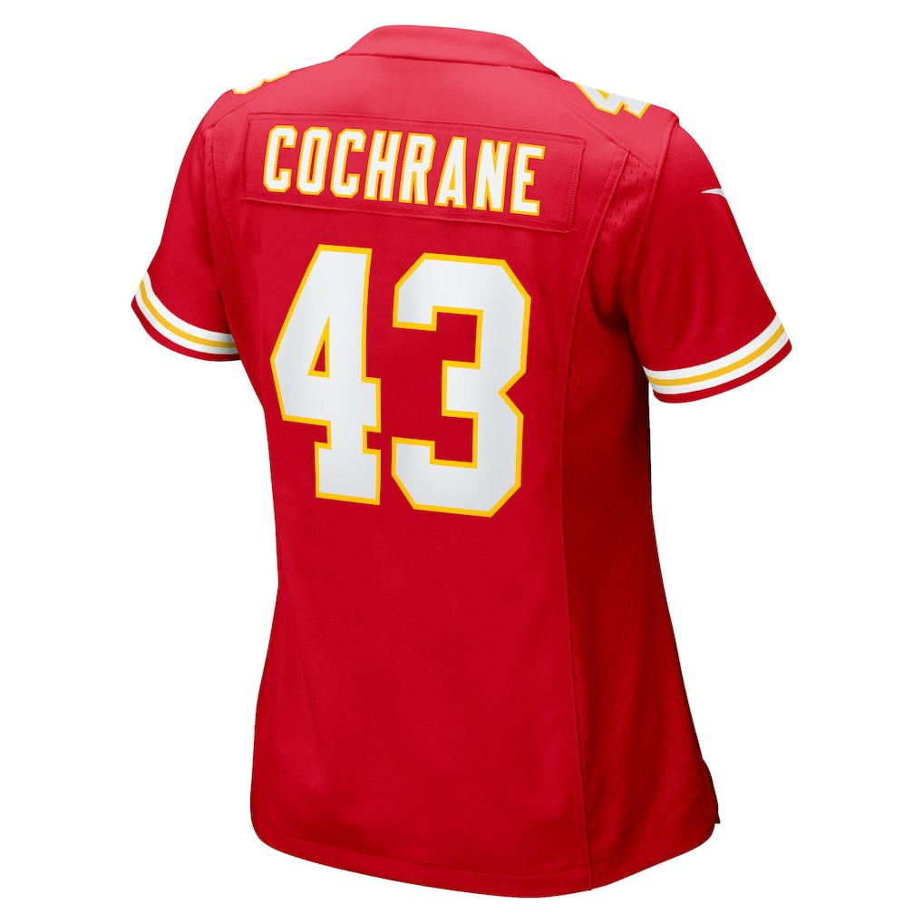 Jack Cochrane Kansas City Chiefs Women's Game Player Jersey - Red for sale
