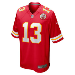 Nazeeh Johnson Kansas City Chiefs Game Player Jersey - Red sale