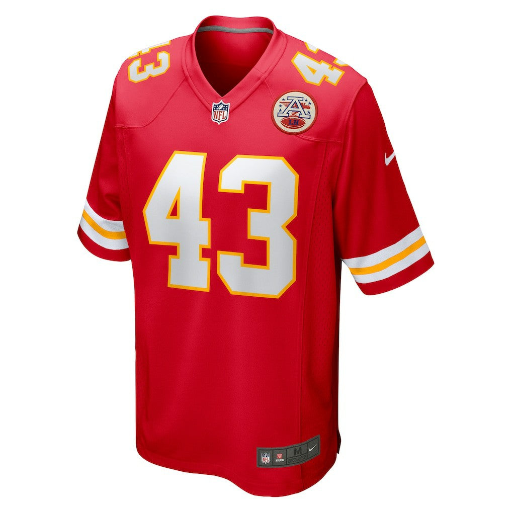 Jack Cochrane Kansas City Chiefs Game Player Jersey - Red outlet