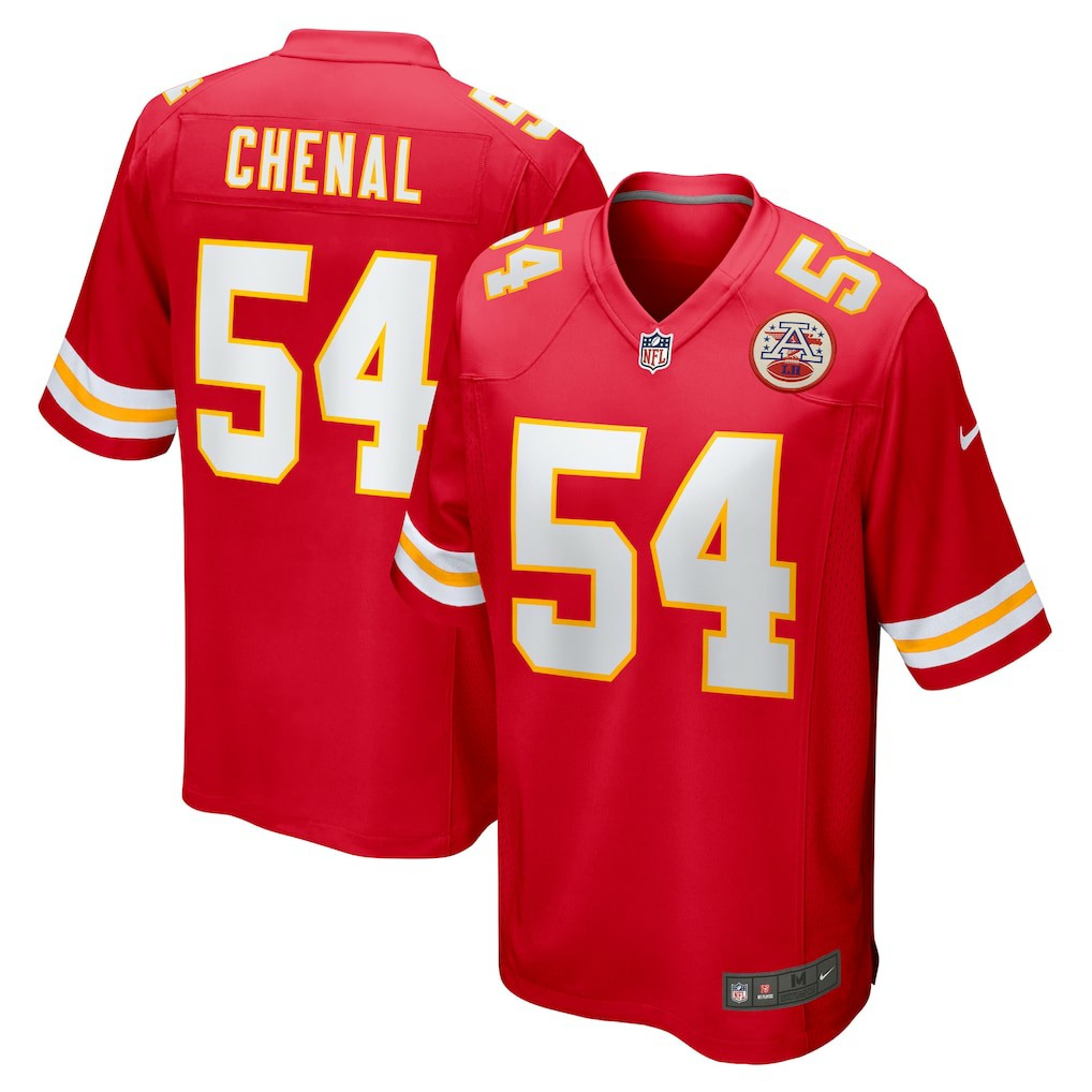 Leo Chenal Kansas City Chiefs Game Player Jersey - Red for sale