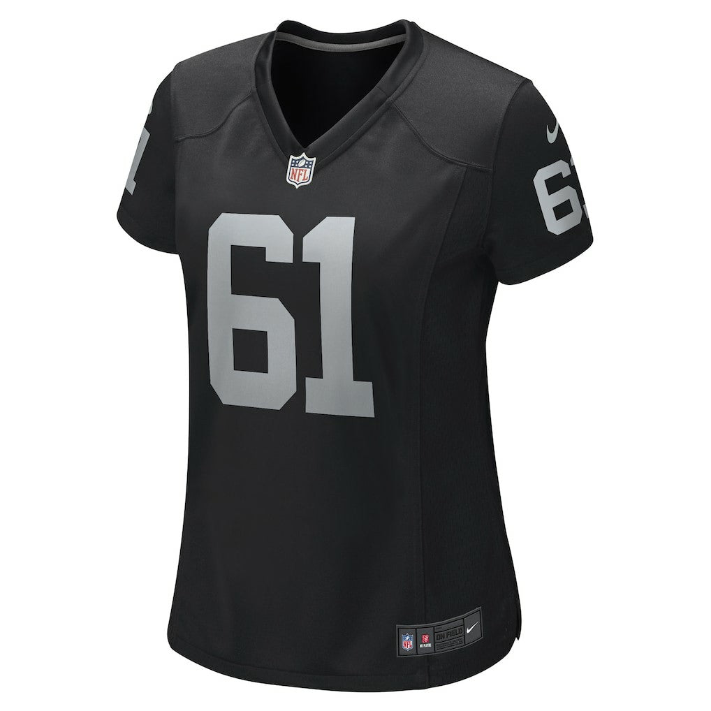 Jordan Meredith Las Vegas Raiders Women's Game Player Jersey - Black discount