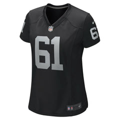 Jordan Meredith Las Vegas Raiders Women's Game Player Jersey - Black discount