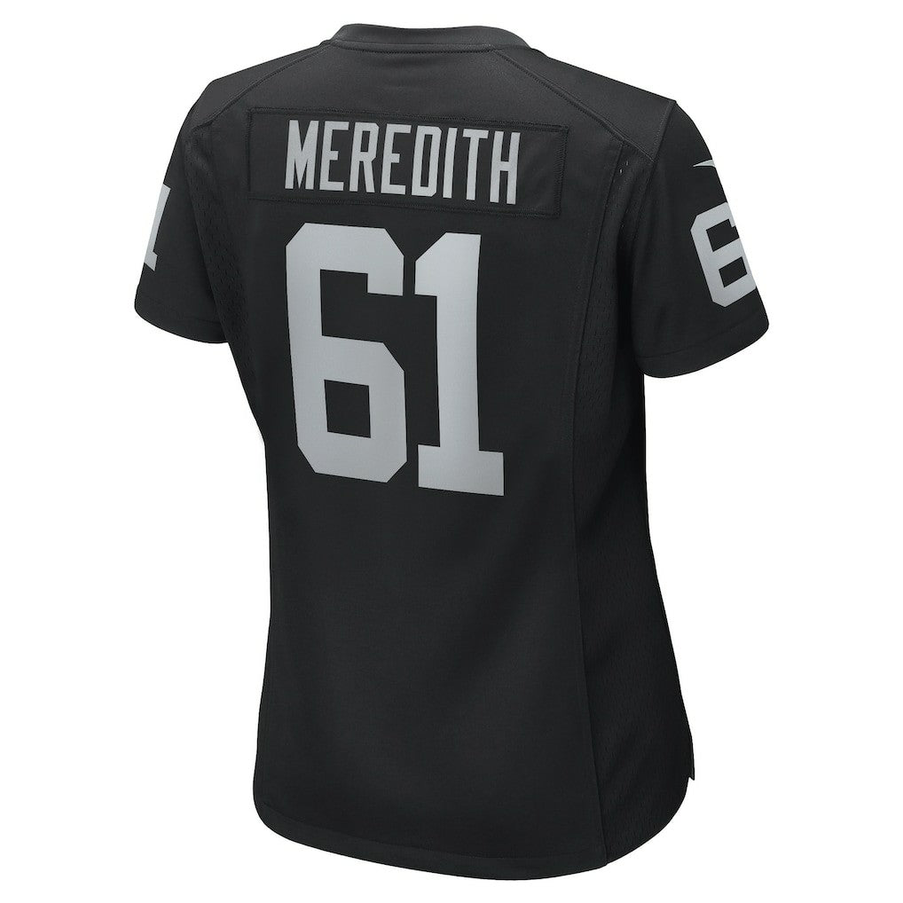 Jordan Meredith Las Vegas Raiders Women's Game Player Jersey - Black discount