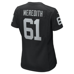 Jordan Meredith Las Vegas Raiders Women's Game Player Jersey - Black discount