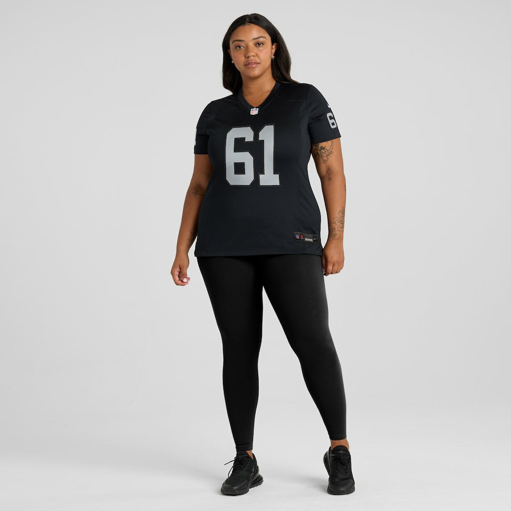 Jordan Meredith Las Vegas Raiders Women's Game Player Jersey - Black discount