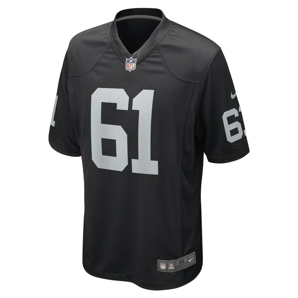 Jordan Meredith Las Vegas Raiders Game Player Jersey - Black outlet