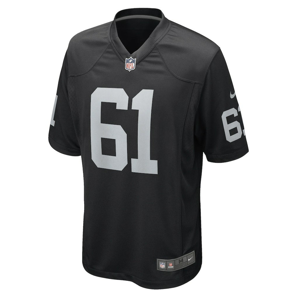 Jordan Meredith Las Vegas Raiders Game Player Jersey - Black outlet