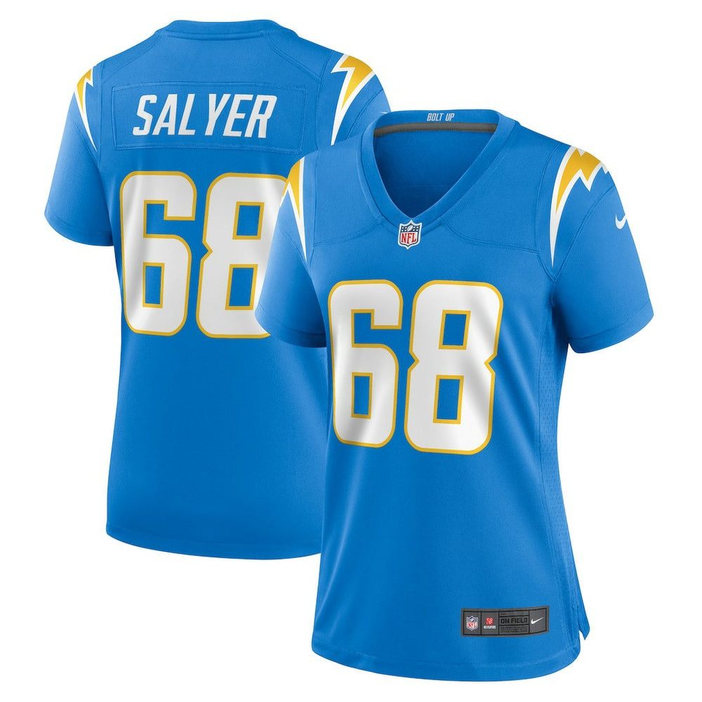 Jamaree Salyer Los Angeles Chargers Women's Game Player Jersey - Powder Blue outlet