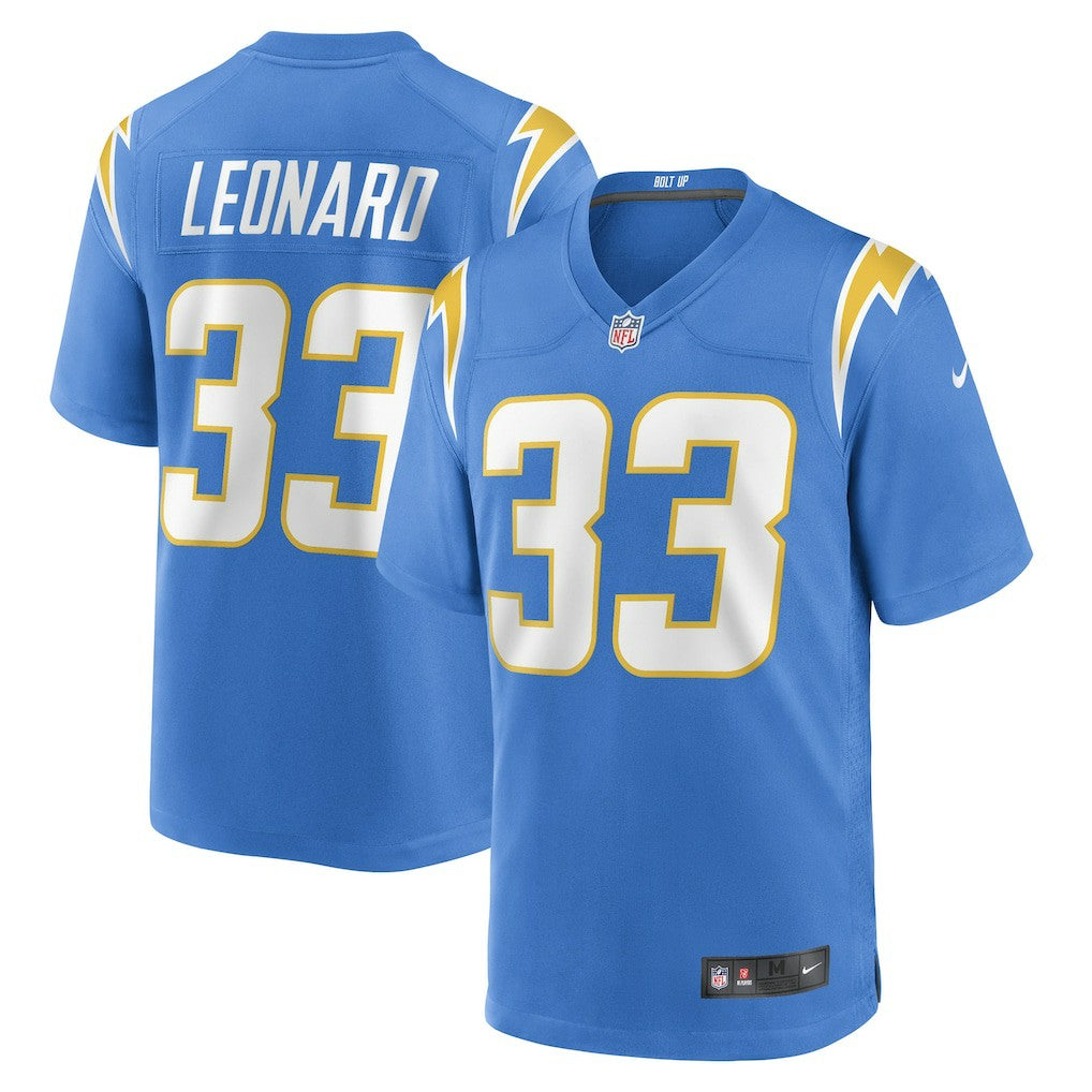 Deane Leonard Los Angeles Chargers Game Player Jersey - Powder Blue online