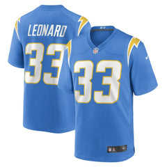Deane Leonard Los Angeles Chargers Game Player Jersey - Powder Blue online