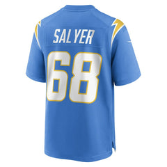 Jamaree Salyer Los Angeles Chargers Game Player Jersey - Powder Blue cheap