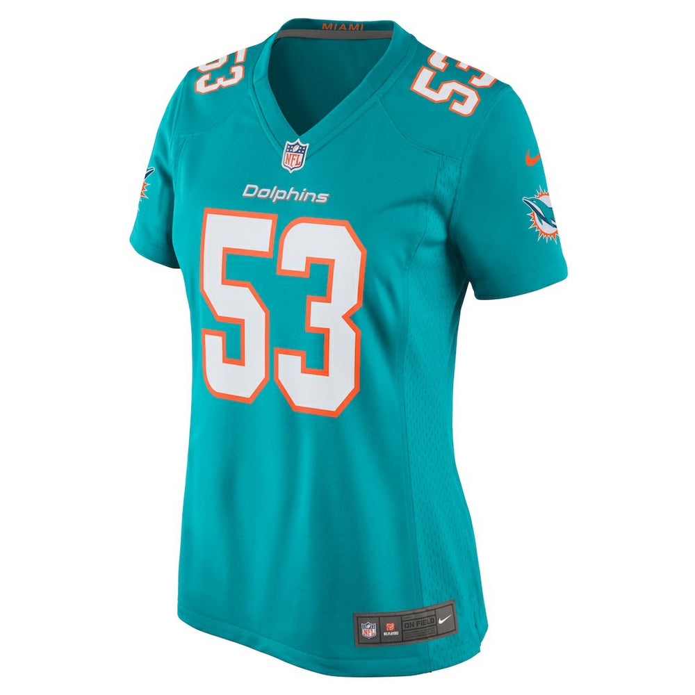 Cameron Goode Miami Dolphins Women's Game Player Jersey - Aqua outlet