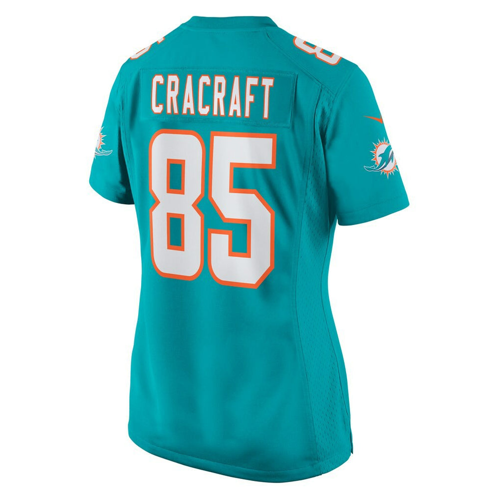 River Cracraft Miami Dolphins Women's Game Player Jersey - Aqua sale
