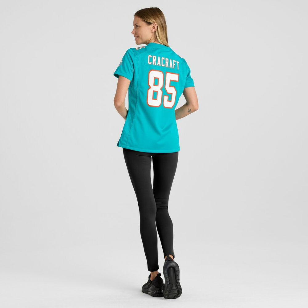 River Cracraft Miami Dolphins Women's Game Player Jersey - Aqua sale