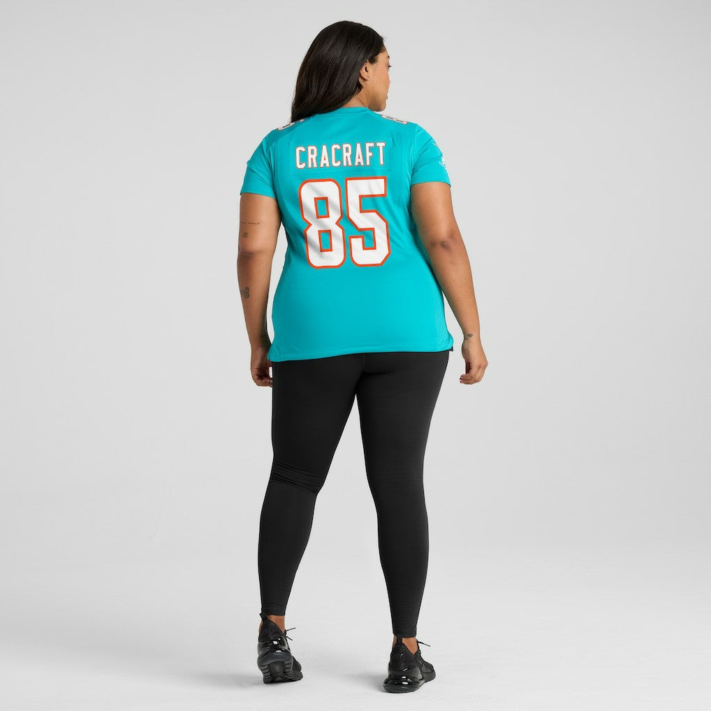 River Cracraft Miami Dolphins Women's Game Player Jersey - Aqua sale