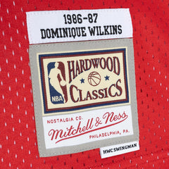 Dominique Wilkins Atlanta Hawks Hardwood Classics 1986/87 Split Swingman Jersey - Yellow/Red cheap