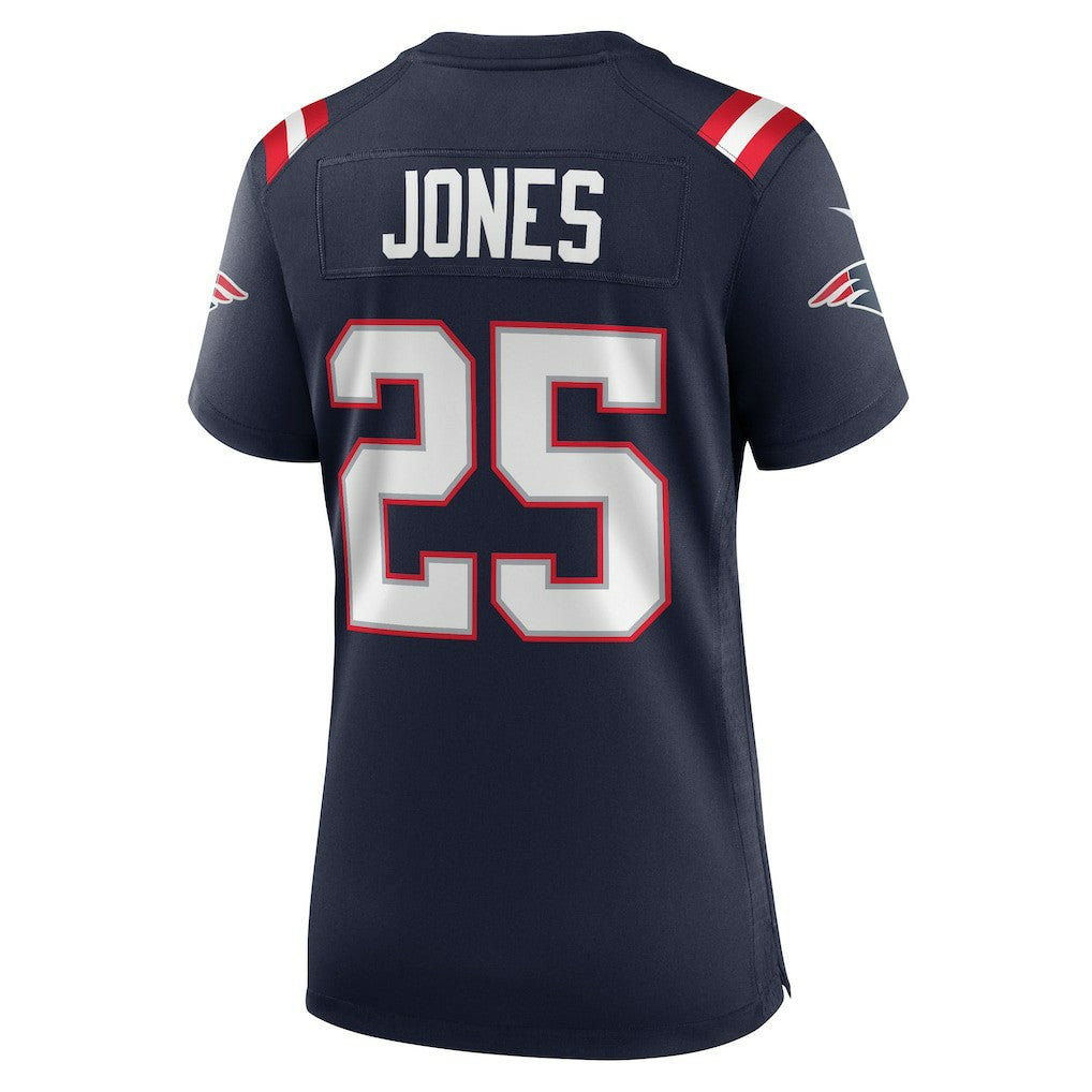 Marcus Jones New England Patriots Women's Game Jersey - Navy on sale