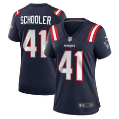 Brenden Schooler New England Patriots Women's Game Jersey - Navy online