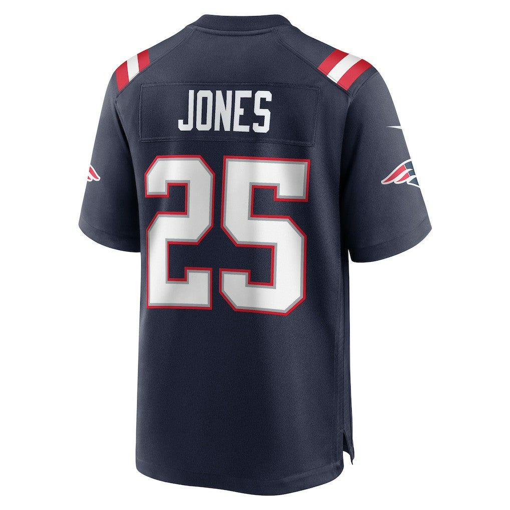 Marcus Jones New England Patriots Game Player Jersey - Navy for sale