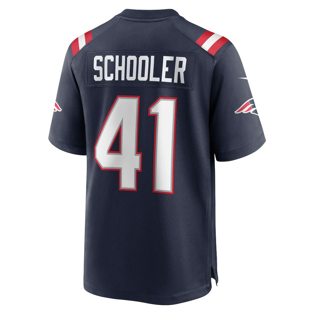 Brenden Schooler New England Patriots Game Player Jersey - Navy for sale