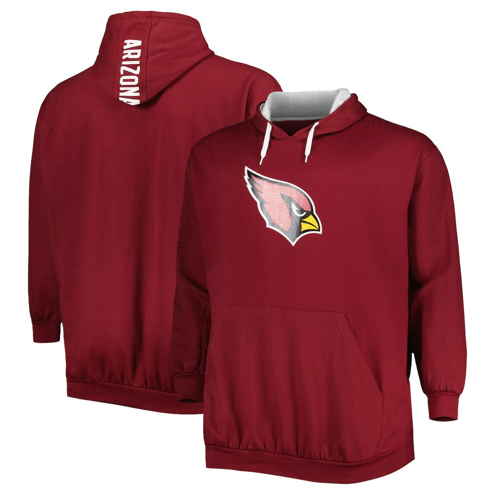 Arizona Cardinals Big & Tall Logo Pullover Hoodie - Cardinal sale