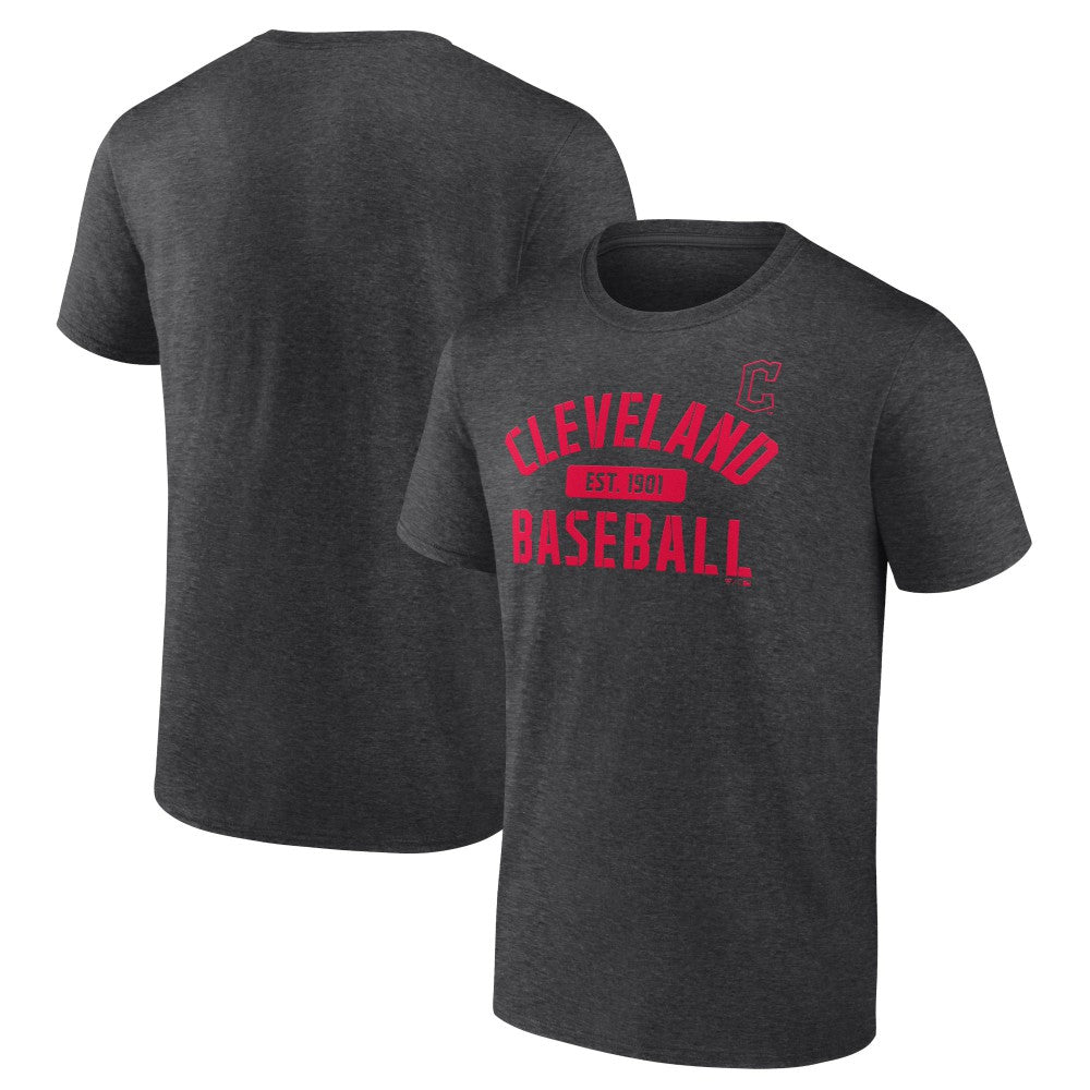 Cleveland Guardians Primary Pill T-Shirt Charcoal