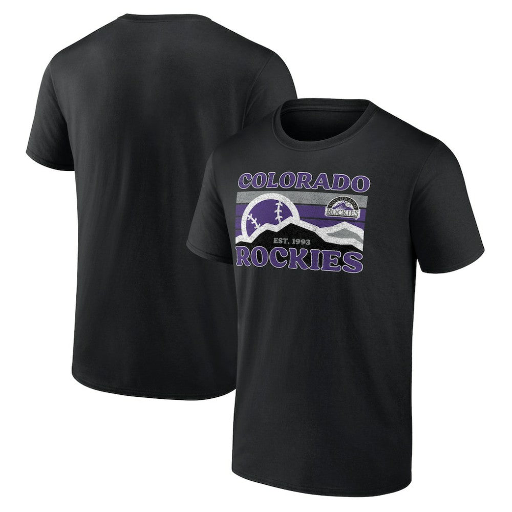 Colorado Rockies Mountain Air T-Shirt Black