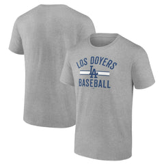 Los Angeles Dodgers Los Doyers T-Shirt Heather Gray