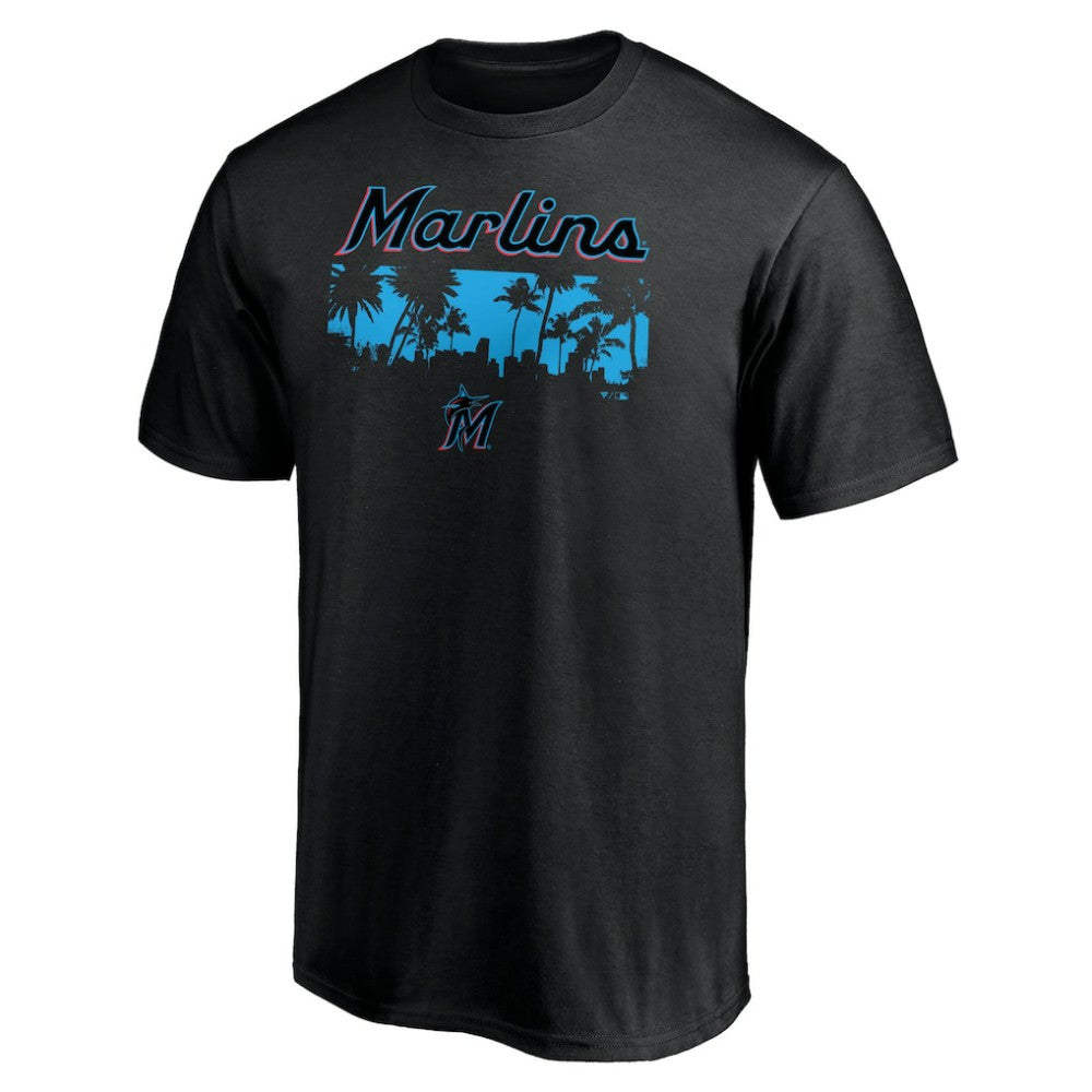 Miami Marlins Palms T-Shirt Black