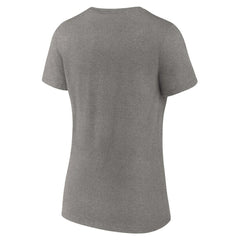 Boston Red Sox Women's Beauty And The Monstah V-Neck T-Shirt Gray