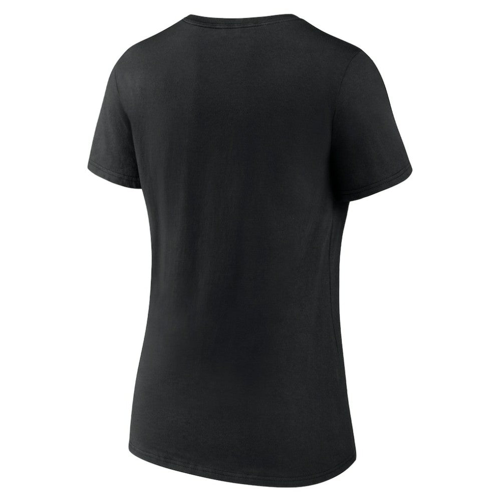 San Francisco Giants Women's Giants Alternate Club Lettering V-Neck T-Shirt Black